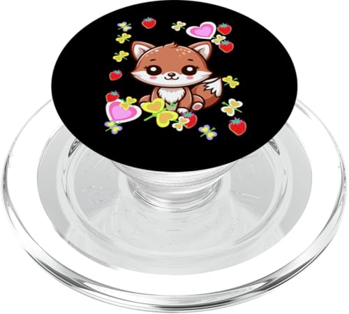 niedlicher Fuchs Kinder Sommer Sommerzeit Kind Füchse Retro PopSockets PopGrip für MagSafe niedlicher Fuchs Kinder Sommer Sommerzeit Kind Füchse Retro PopSockets PopGrip für MagSafe von Niedliche Tiere für Kinder