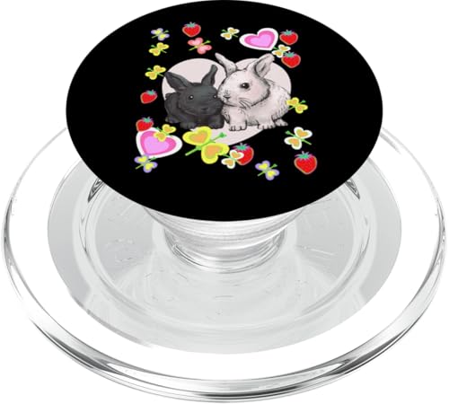 süße Hasen Hase Kinder Kind Mädchen Jungen Kaninchen Retro PopSockets PopGrip für MagSafe süße Hasen Hase Kinder Kind Mädchen Jungen Kaninchen Retro PopSockets PopGrip für MagSafe von Niedliche Tiere für Kinder