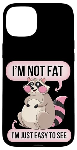 Lustiger Waschbär Mollig Tier Humor Gemütlich Faul Hülle für iPhone 15 Plus von Niedlicher Waschbär Tierliebhaber Humor Geschenk