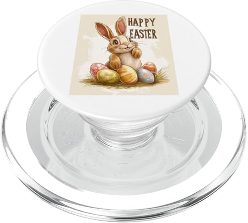 Niedliches Osterhasenmotiv Osterhase Ostereier Ostern Design PopSockets PopGrip für MagSafe von Niedliches Osterhasendesign zum Osterfest Lustig