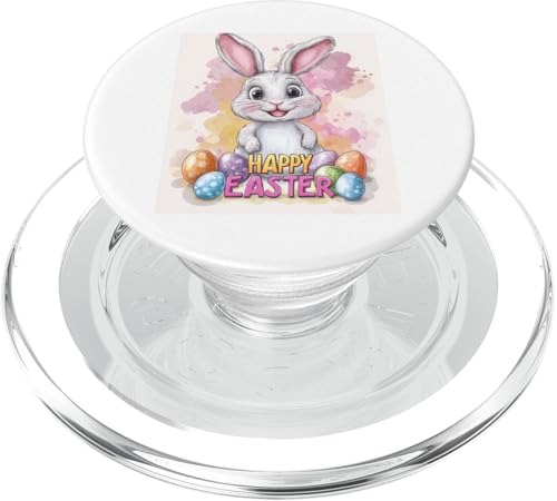 Niedliches Osterhasenmotiv Osterhase Ostereier Ostern Design PopSockets PopGrip für MagSafe von Niedliches Osterhasendesign zum Osterfest Lustig