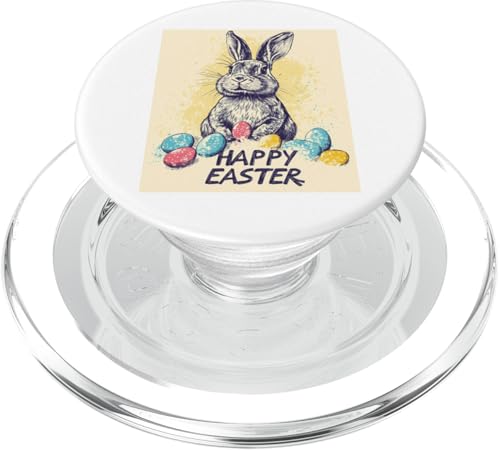 Niedliches Osterhasenmotiv Osterhase Ostereier Ostern Design PopSockets PopGrip für MagSafe von Niedliches Osterhasendesign zum Osterfest Lustig
