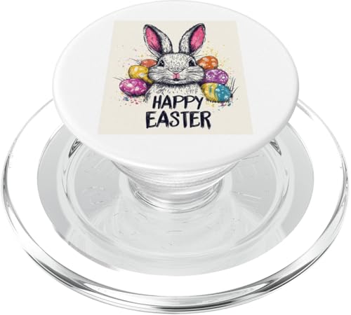 Niedliches Osterhasenmotiv Osterhase Ostereier Ostern Design PopSockets PopGrip für MagSafe von Niedliches Osterhasendesign zum Osterfest Lustig