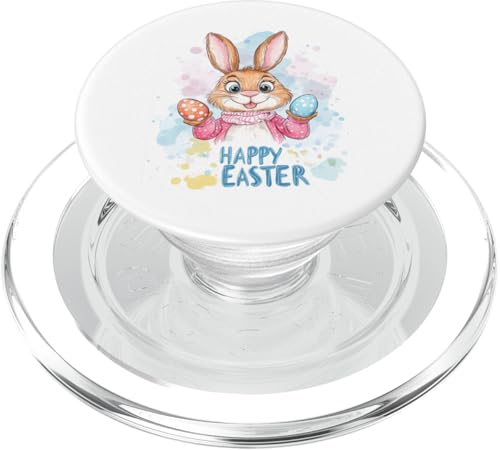 Niedliches Osterhasenmotiv Osterhase Ostereier Ostern Design PopSockets PopGrip für MagSafe von Niedliches Osterhasendesign zum Osterfest Lustig