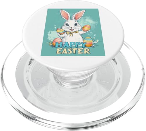 Niedliches Osterhasenmotiv Osterhase Ostereier Ostern Design PopSockets PopGrip für MagSafe von Niedliches Osterhasendesign zum Osterfest Lustig