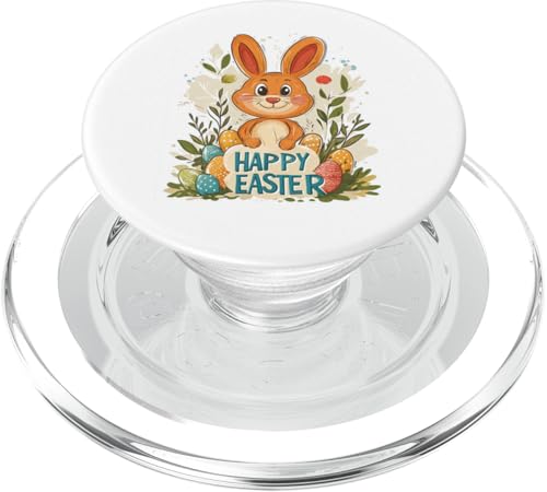 Niedliches Osterhasenmotiv Osterhase Ostereier Ostern Design PopSockets PopGrip für MagSafe von Niedliches Osterhasendesign zum Osterfest Lustig