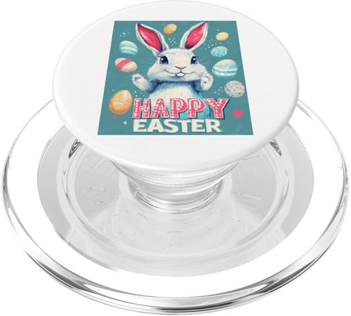 Niedliches Osterhasenmotiv Osterhase Ostereier Ostern Design PopSockets PopGrip für MagSafe von Niedliches Osterhasendesign zum Osterfest Lustig