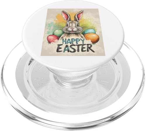Niedliches Osterhasenmotiv Osterhase Ostereier Ostern Design PopSockets PopGrip für MagSafe von Niedliches Osterhasendesign zum Osterfest Lustig