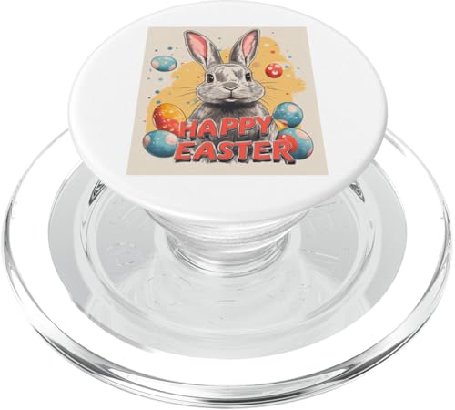 Niedliches Osterhasenmotiv Osterhase Ostereier Ostern Design PopSockets PopGrip für MagSafe von Niedliches Osterhasendesign zum Osterfest Lustig