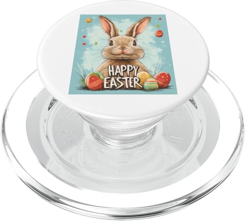 Niedliches Osterhasenmotiv Osterhase Ostereier Ostern Design PopSockets PopGrip für MagSafe von Niedliches Osterhasendesign zum Osterfest Lustig