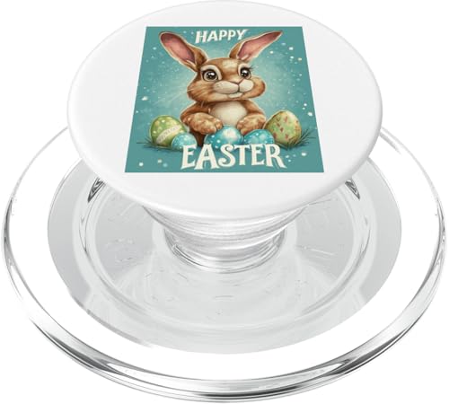 Niedliches Osterhasenmotiv Osterhase Ostereier Ostern Design PopSockets PopGrip für MagSafe von Niedliches Osterhasendesign zum Osterfest Lustig