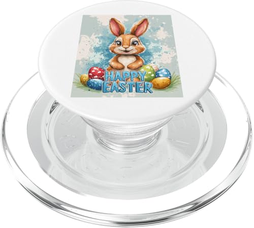 Niedliches Osterhasenmotiv Osterhase Ostereier Ostern Design PopSockets PopGrip für MagSafe von Niedliches Osterhasendesign zum Osterfest Lustig