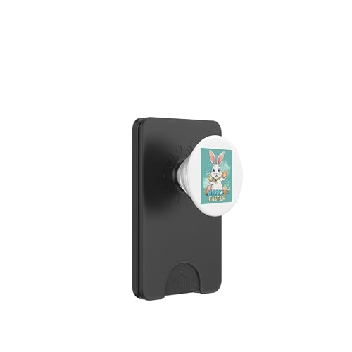 Niedliches Osterhasenmotiv Osterhase Ostereier Ostern Design PopSockets PopWallet für MagSafe von Niedliches Osterhasendesign zum Osterfest Lustig