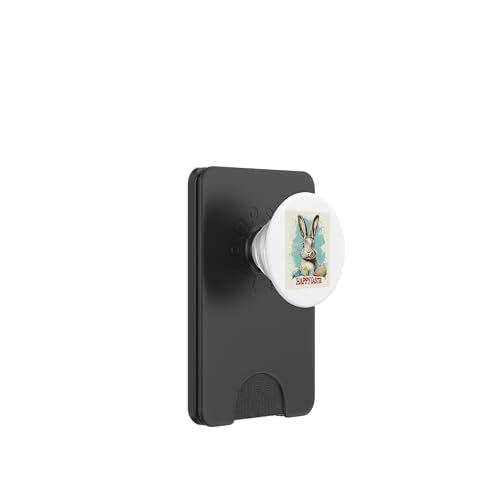 Niedliches Osterhasenmotiv Osterhase Ostereier Ostern Design PopSockets PopWallet für MagSafe von Niedliches Osterhasendesign zum Osterfest Lustig