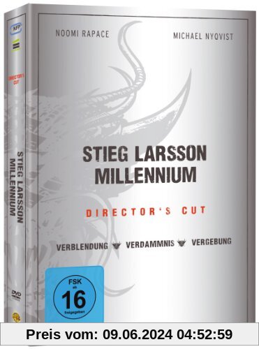 Stieg Larsson - Millennium Trilogie (Director's Cut) [3 DVDs] von Niels Arden Oplev