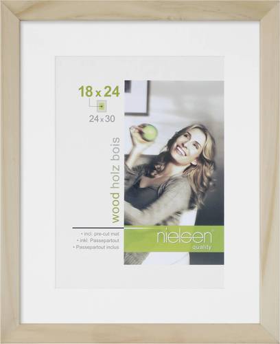 Nielsen Design 8988008 Bilder Wechselrahmen Papierformat: 24 x 30cm Beige von Nielsen Design