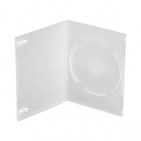 Nierle Exlusive DVD Hüllen, Slim 7 mm, Transparent, Made in Germany, 100 Stück von Nierle