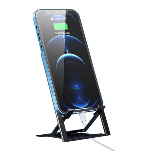 Niesel Faltbarer Telefonständer – verstellbarer Desktop-Telefonhalter – rutschfester Tablet-Ständer, Wiege-Dock für Smartphones und Tablets Niesel Faltbarer Telefonständer – verstellbarer Desktop-Telefonhalter – rutschfester Tablet-Ständer, Wiege-Dock für Smartphones und Tablets von Niesel