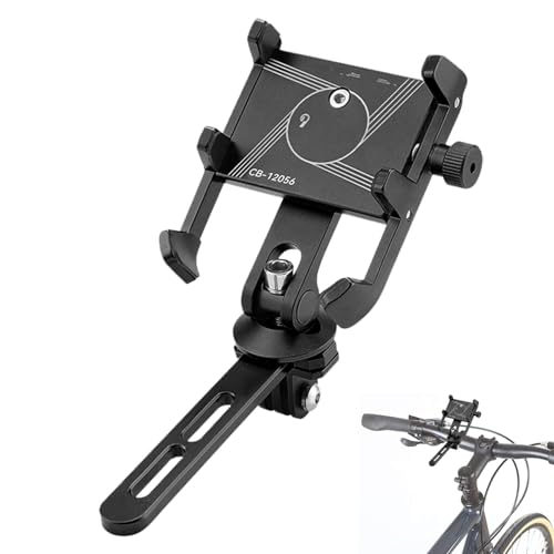 Niesel Handy-Fahrradhalterung, Aluminiumlegierung, Handyhalterung für den Fahrradlenker, Aluminiumlegierung, Handyhalterung für den Fahrradlenker Niesel Handy-Fahrradhalterung, Aluminiumlegierung, Handyhalterung für den Fahrradlenker, Aluminiumlegierung, Handyhalterung für den Fahrradlenker von Niesel