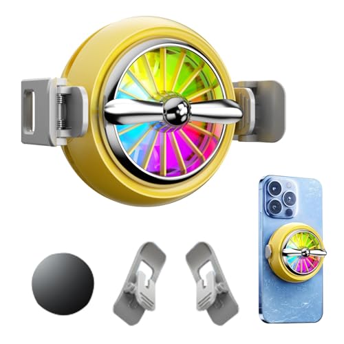 Niesel Handy-Kühllüfter - Magnetischer Kühler für Handys - Halbleiter Leichtgewicht Magnet-Kühlsystem mit RGB-Beleuchtung für Smartphones Niesel Handy-Kühllüfter - Magnetischer Kühler für Handys - Halbleiter Leichtgewicht Magnet-Kühlsystem mit RGB-Beleuchtung für Smartphones von Niesel