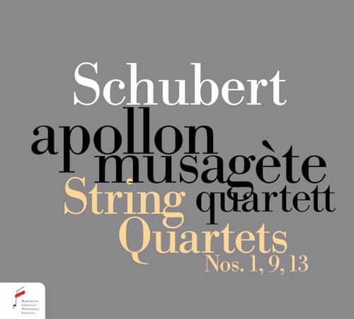 Franz Schubert: Streichquartette Nr.1, 9 & 13 von Nifc (Note 1 Musikvertrieb)