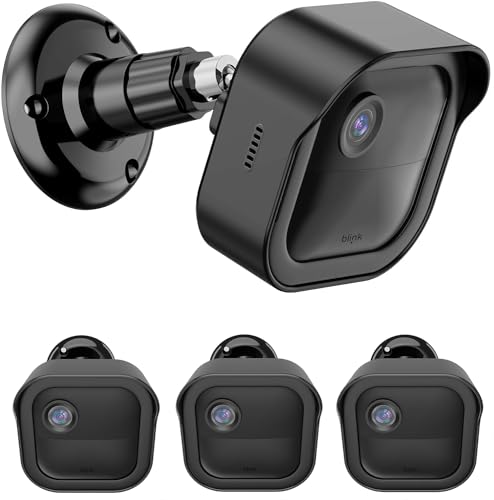 Nigaee 3 Pack Wandhalterung kompatibel für Blink Outdoor (4. Gen & 3. Gen) Kamera, Schutzhülle und 360 Grad verstellbare Halterung kompatibel für Blink Outdoor 4 (4. Gen) von Nigaee