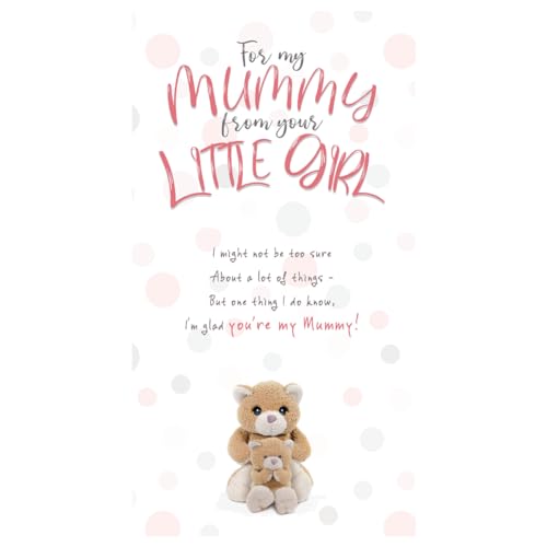 Nigel Quiney Emotional Rescue Mummy From Your Little Girl Geburtstagskarte gepolstert mit Liebe von Nigel Quiney