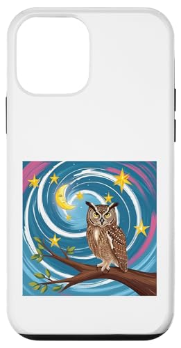 Himmlische Eule auf Sternenzweig Hülle für iPhone 12 mini von NightWhirl Creations