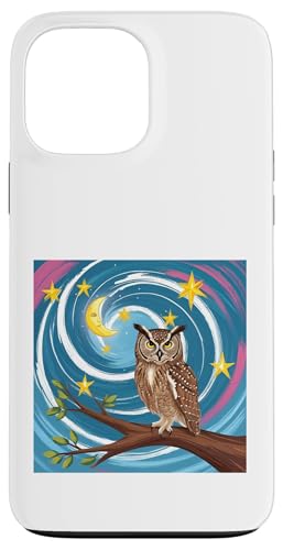 Himmlische Eule auf Sternenzweig Hülle für iPhone 13 Pro Max Himmlische Eule auf Sternenzweig Hülle für iPhone 13 Pro Max von NightWhirl Creations