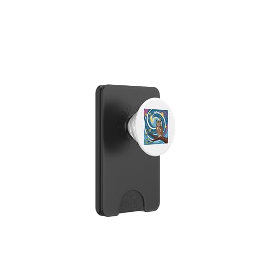 Himmlische Eule auf Sternenzweig PopSockets PopWallet für MagSafe Himmlische Eule auf Sternenzweig PopSockets PopWallet für MagSafe von NightWhirl Creations