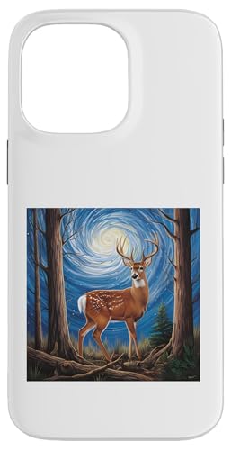 Majestätischer Hirsch unter Sternenhimmel Hülle für iPhone 14 Pro Max Majestätischer Hirsch unter Sternenhimmel Hülle für iPhone 14 Pro Max von NightWhirl Creations