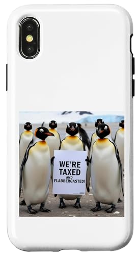 Pinguin-Tarif Humor – lustige Pinguin-Unterstützung Hülle für iPhone X/XS von NightWhirl Creations