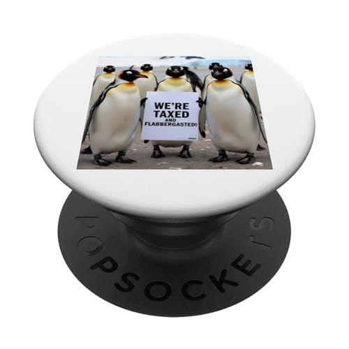 Pinguin-Tarif Humor – lustige Pinguin-Unterstützung PopSockets Klebender PopGrip Pinguin-Tarif Humor – lustige Pinguin-Unterstützung PopSockets Klebender PopGrip von NightWhirl Creations