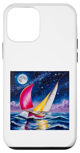 Segeln unter Sternen - Moonlit Ocean Adventure Hülle für iPhone 12 mini von NightWhirl Creations