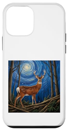 Skurrile Waldhirsche, Sternennachtzauber Hülle für iPhone 12 mini Skurrile Waldhirsche, Sternennachtzauber Hülle für iPhone 12 mini von NightWhirl Creations
