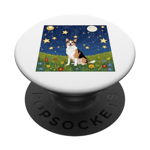 Sternennacht Hundetraum - Meadow Bliss PopSockets Klebender PopGrip Sternennacht Hundetraum - Meadow Bliss PopSockets Klebender PopGrip von NightWhirl Creations