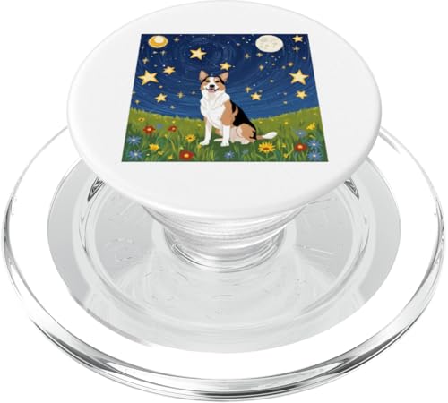 Sternennacht Hundetraum - Meadow Bliss PopSockets PopGrip für MagSafe Sternennacht Hundetraum - Meadow Bliss PopSockets PopGrip für MagSafe von NightWhirl Creations