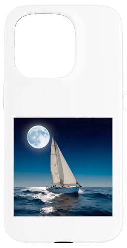 Sternennacht Segelboot-Abenteuer, nautischer Traum Hülle für iPhone 15 Pro Sternennacht Segelboot-Abenteuer, nautischer Traum Hülle für iPhone 15 Pro von NightWhirl Creations
