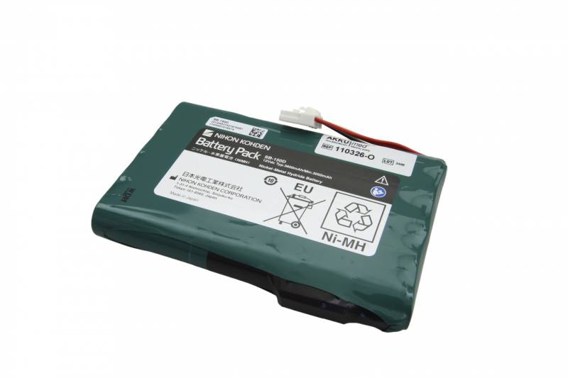 Original NiMH Akku Nihon Kohden Cardiofax ECG-1500 Typ X073/ SB-150D von Nihon Kohden