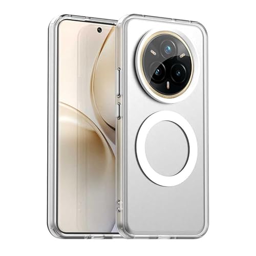 Magnetische Hülle für OPPO Realme 14 Pro+ Plus 5G, durchscheinend matt, kompatibel mit Mag-Safe, unterstützt kabelloses Laden, schlanke Passform, stoßfeste TPU-Silikonhülle, Weiß Magnetische Hülle für OPPO Realme 14 Pro+ Plus 5G, durchscheinend matt, kompatibel mit Mag-Safe, unterstützt kabelloses Laden, schlanke Passform, stoßfeste TPU-Silikonhülle, Weiß von Nikaque
