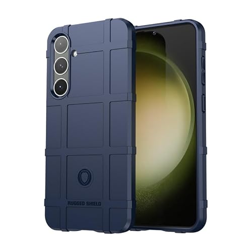 Nikaque Hülle für Samsung S24 Plus, Vollschutz Rugged Shield, Anti-Rutsch-Gitter-Textur, Luftkissen-Militär-stoßfest, weiche TPU-Stoßfänger-Handyhülle für Samsung Galaxy S24 Plus, Blau Nikaque Hülle für Samsung S24 Plus, Vollschutz Rugged Shield, Anti-Rutsch-Gitter-Textur, Luftkissen-Militär-stoßfest, weiche TPU-Stoßfänger-Handyhülle für Samsung Galaxy S24 Plus, Blau von Nikaque
