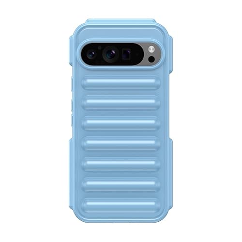 Nikaque Schutzhülle für Google Pixel 9 Pro XL, kompatibel mit Google Pixel 9 Pro XL 2024, harte PC-Rückseite, Kapselschutz-Design, robuste, stoßfeste Handy-Stoßfängerabdeckung, Blau Nikaque Schutzhülle für Google Pixel 9 Pro XL, kompatibel mit Google Pixel 9 Pro XL 2024, harte PC-Rückseite, Kapselschutz-Design, robuste, stoßfeste Handy-Stoßfängerabdeckung, Blau von Nikaque