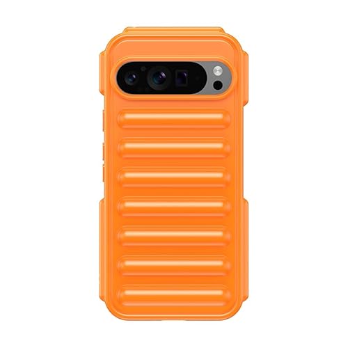 Nikaque Schutzhülle für Google Pixel 9 Pro XL, kompatibel mit Google Pixel 9 Pro XL 2024, harte PC-Rückseite, Kapselschutz-Design, robuste, stoßfeste Handy-Stoßfängerabdeckung, Orange Nikaque Schutzhülle für Google Pixel 9 Pro XL, kompatibel mit Google Pixel 9 Pro XL 2024, harte PC-Rückseite, Kapselschutz-Design, robuste, stoßfeste Handy-Stoßfängerabdeckung, Orange von Nikaque