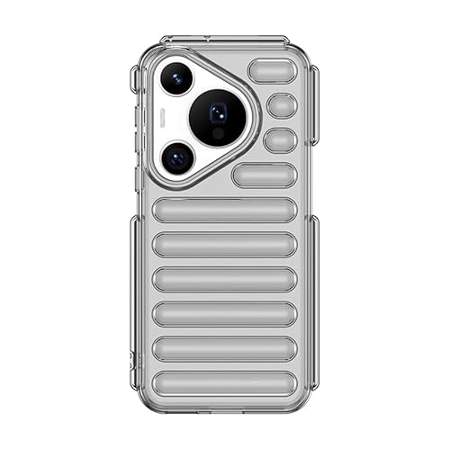 Nikaque Schutzhülle für Huawei Pura 70 Pro Plus, kompatibel mit Huawei Pura 70 Pro Plus, harte PC-Rückseite, Kapselschutz-Design, strapazierfähig, stoßfest, transparent von Nikaque