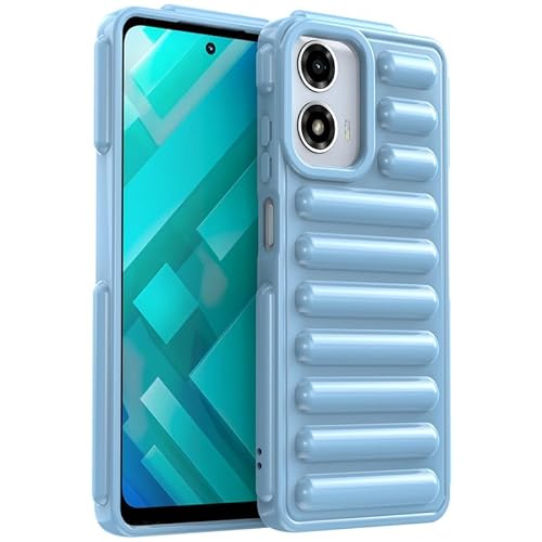 Nikaque Schutzhülle für Moto G24 Power, kompatibel mit Motorola Moto G24 Power, harte PC-Rückseite, Kapselschutz-Design, robuste, stoßfeste Handy-Stoßfängerabdeckung, Blau von Nikaque