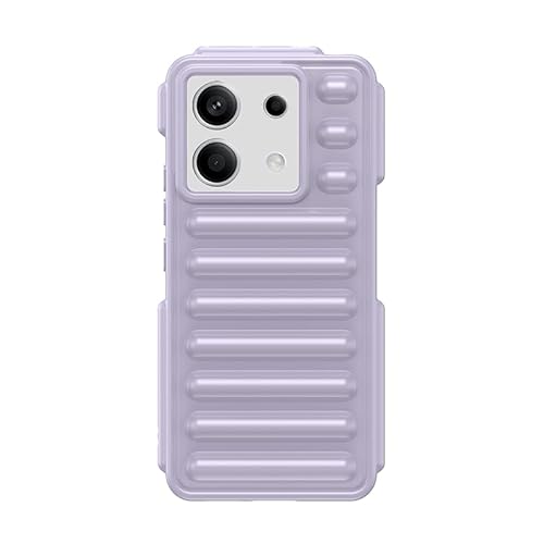 Nikaque Schutzhülle für Xiaomi Redmi 13 Pro 5G, kompatibel mit Xiaomi Redmi 13 Pro 5G, globale Version, harte PC-Rückseite, Kapselschutz-Design, robuste stoßfeste Handy-Stoßfängerabdeckung, Lila von Nikaque