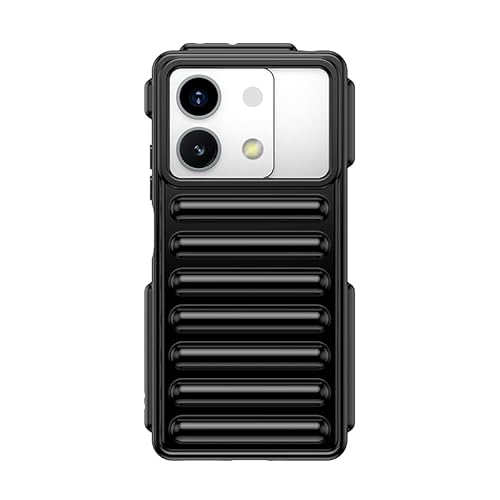 Nikaque Schutzhülle für Xiaomi Redmi 13R Pro, kompatibel mit Xiaomi Redmi 13R Pro, harte PC-Rückseite, Kapselschutz-Design, robuste stoßfeste Handy-Stoßfängerabdeckung, Schwarz Nikaque Schutzhülle für Xiaomi Redmi 13R Pro, kompatibel mit Xiaomi Redmi 13R Pro, harte PC-Rückseite, Kapselschutz-Design, robuste stoßfeste Handy-Stoßfängerabdeckung, Schwarz von Nikaque