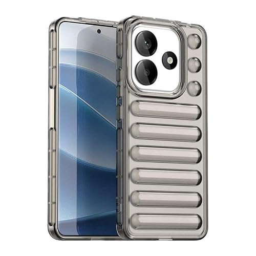 Nikaque Schutzhülle für Xiaomi Redmi 14 5G, kompatibel mit Xiaomi Redmi 14 5G, harte PC-Rückseite, Kapselschutz-Design, robuste, stoßfeste Handy-Stoßfängerabdeckung, Grau Nikaque Schutzhülle für Xiaomi Redmi 14 5G, kompatibel mit Xiaomi Redmi 14 5G, harte PC-Rückseite, Kapselschutz-Design, robuste, stoßfeste Handy-Stoßfängerabdeckung, Grau von Nikaque