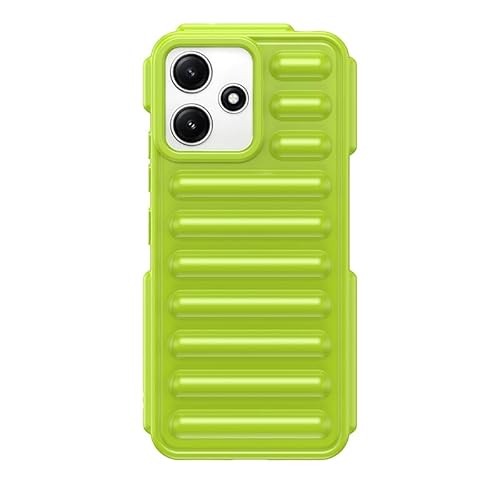 Nikaque Schutzhülle für Xiaomi Redmi Note 12R, kompatibel mit Xiaomi Redmi Note 12R, harte PC-Rückseite, Kapselschutz-Design, robuste, stoßfeste Handy-Stoßfängerabdeckung, Grün von Nikaque