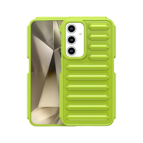 Schutzhülle für Samsung Galaxy S24 FE, kompatibel mit Samsung Galaxy S24 FE, harte PC-Rückseite, Kapselschutz-Design, strapazierfähig, stoßfest, Grün Schutzhülle für Samsung Galaxy S24 FE, kompatibel mit Samsung Galaxy S24 FE, harte PC-Rückseite, Kapselschutz-Design, strapazierfähig, stoßfest, Grün von Nikaque